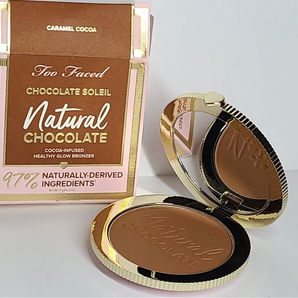 TOO FACED CHOCOLATE SOLEIL NATURAL CHOCOLATE BRONZER - CARAMEL COCOA - Picture 10 of 16